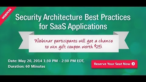 Security Architecture Best Practices for SaaS Applications