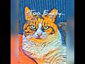 A Day In The Life Of Art Cat😽 #catvideo #funnyvideo #workingcats