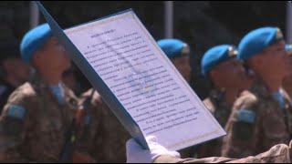 Солдаты-срочники приняли военную присягу в Алматы