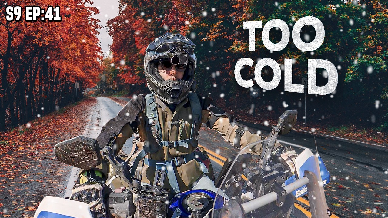 This Freezing Rain Broke Me 🇨🇦 S9 EP 41 | Pakistan to Americas Motorcycle Tour