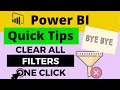 QT#30 - Power BI - How to CLEAR all FILTERS on the screen with ONE CLICK