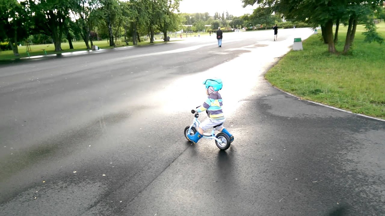 Puky lmr bike 2 years old after 2 weeks training