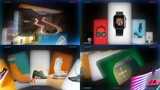 Dynamic Modern Carousel Slideshow #MotionGraphics #MotionDesign #AfterEffects #AdobePremiere