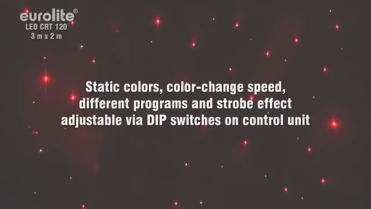 Eurolite CRT-120 tenda 120 LED RGBA 3x2 m | Pro-Show Distribution