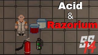 Celebrity SS14 - Contact Reagents Explained - (Acids and Razorium) Profile