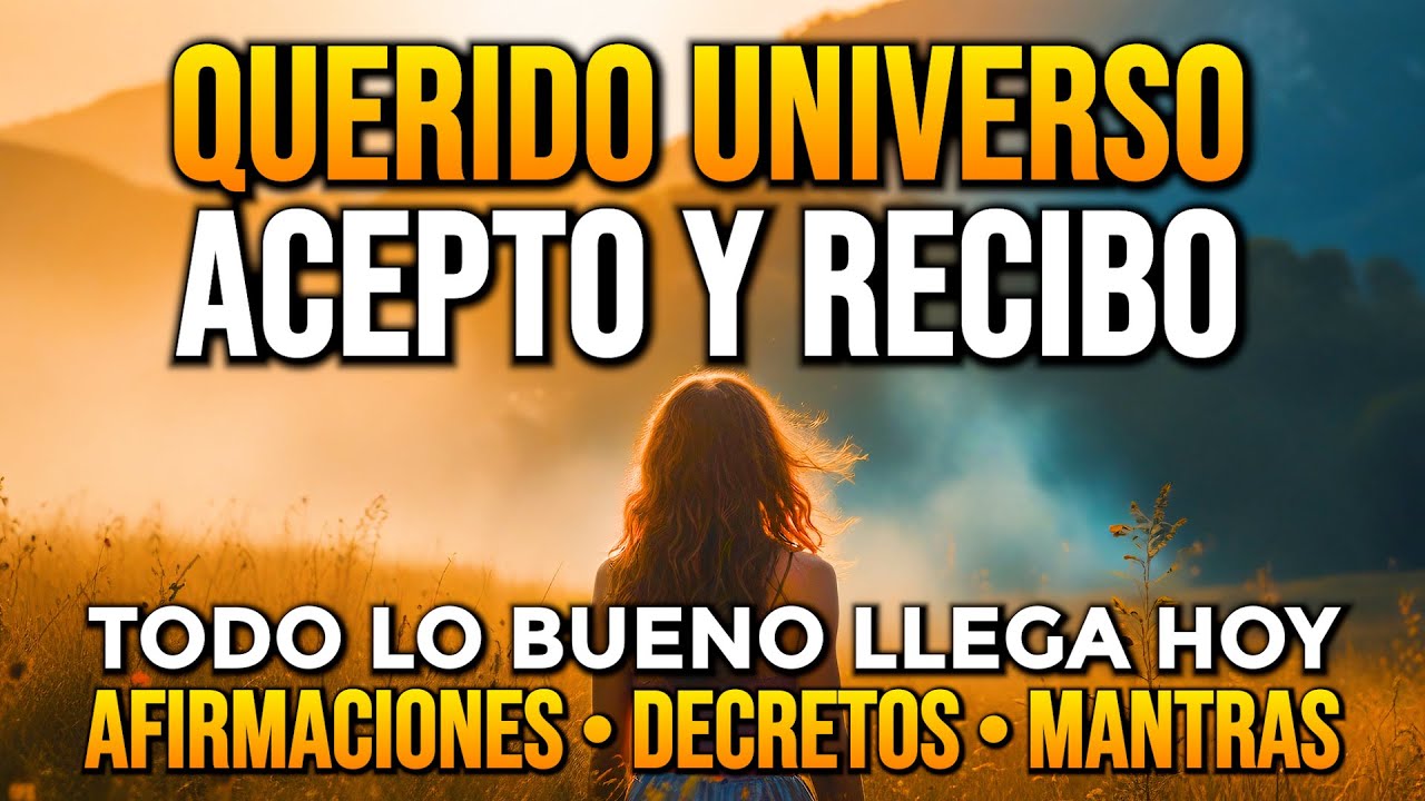 ДОРОГАЯ ВСЕЛЕННАЯ, Я ПРИНИМАЮ И ПОЛУЧАЮ ✨ Аффирмации благодарности и изобилия