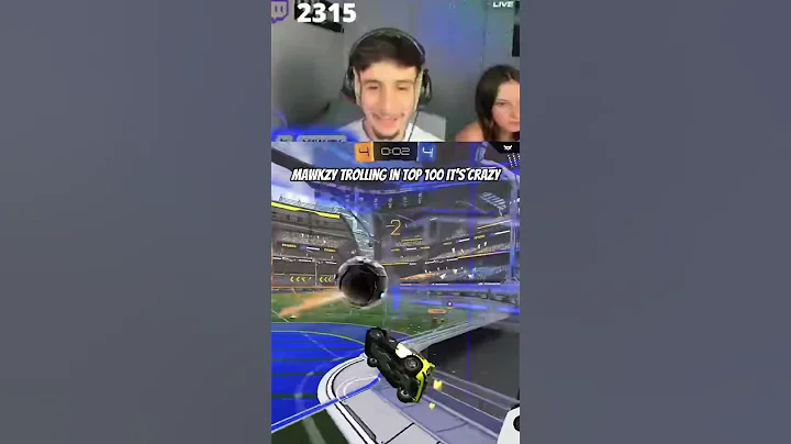 She looking at mawkzy like “wtf are you doing” 😭 #rocketleague #rlchamp #rl