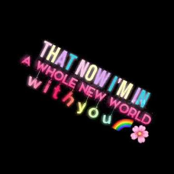 Contoh CCP lagu A Whole New World ft Alladin 🌸