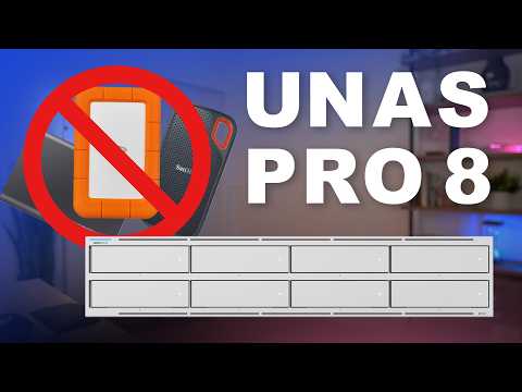Prevent data loss! UNAS Pro 8 Install + Comparison