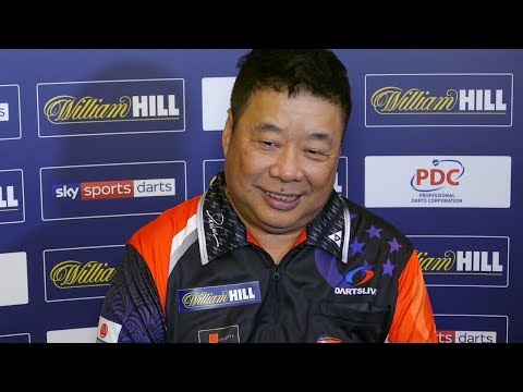 Paul Lim defeats Mark Webster and tells us that when he can't sleep he will play darts
