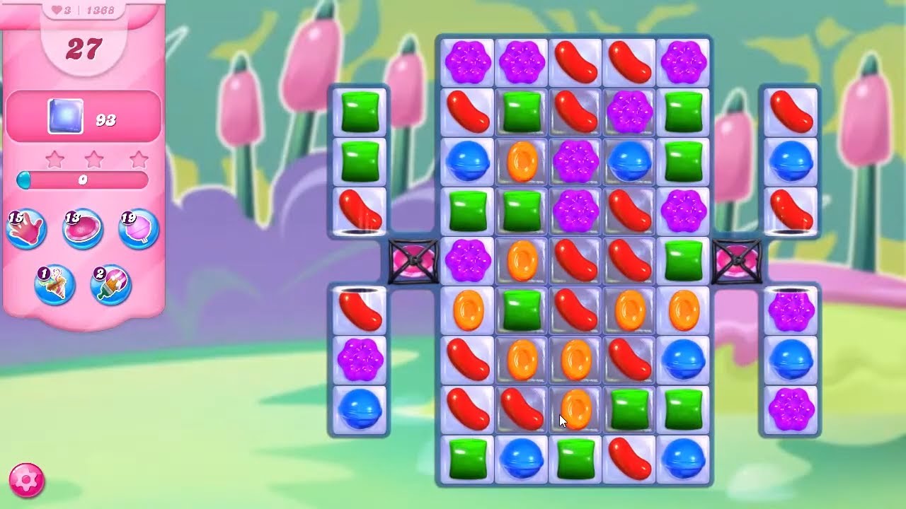 Candy Crush Saga LEVEL 1368 NO BOOSTERS (new version)🔄✅