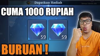 MUNCUL LAGI !! 1000 RUPIAH DAPET 59 DIAMOND BURUAN SEBELUM HABIS ! EVENT WEB FLASH SALE screenshot 2
