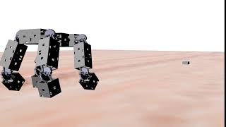 2DxoPod modular robot -  Quadruped simulation Wealth