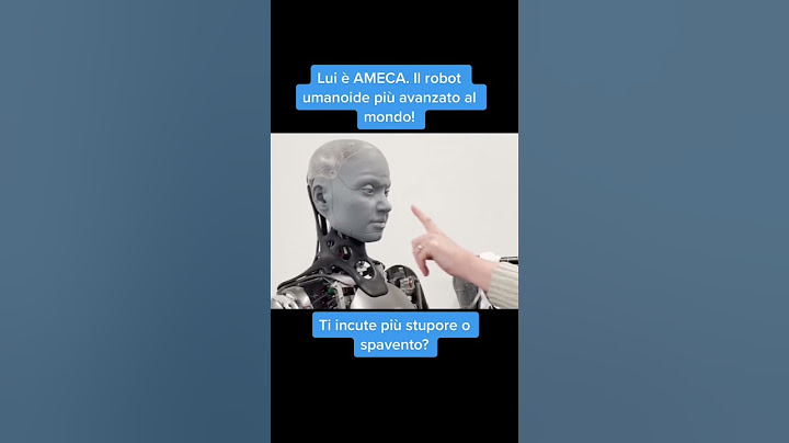 Ameca il robot umanoide più avanzato del mondo.