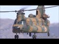 【JG-2994】中部方面ヘリ隊第3飛行隊 CH-47 Japan Army CH-47JA Takeoff
