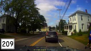 -4 0969 Washington Street Bath ME to Topsham ME via ME-196 ME-209 and US-1