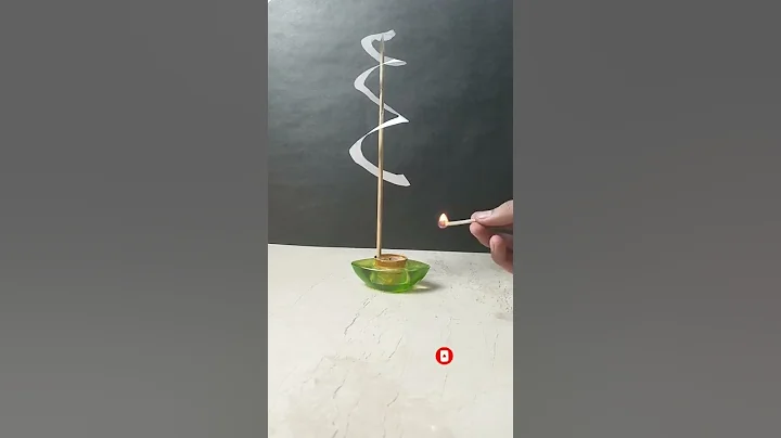 candle and paper rounding experiment #shorts