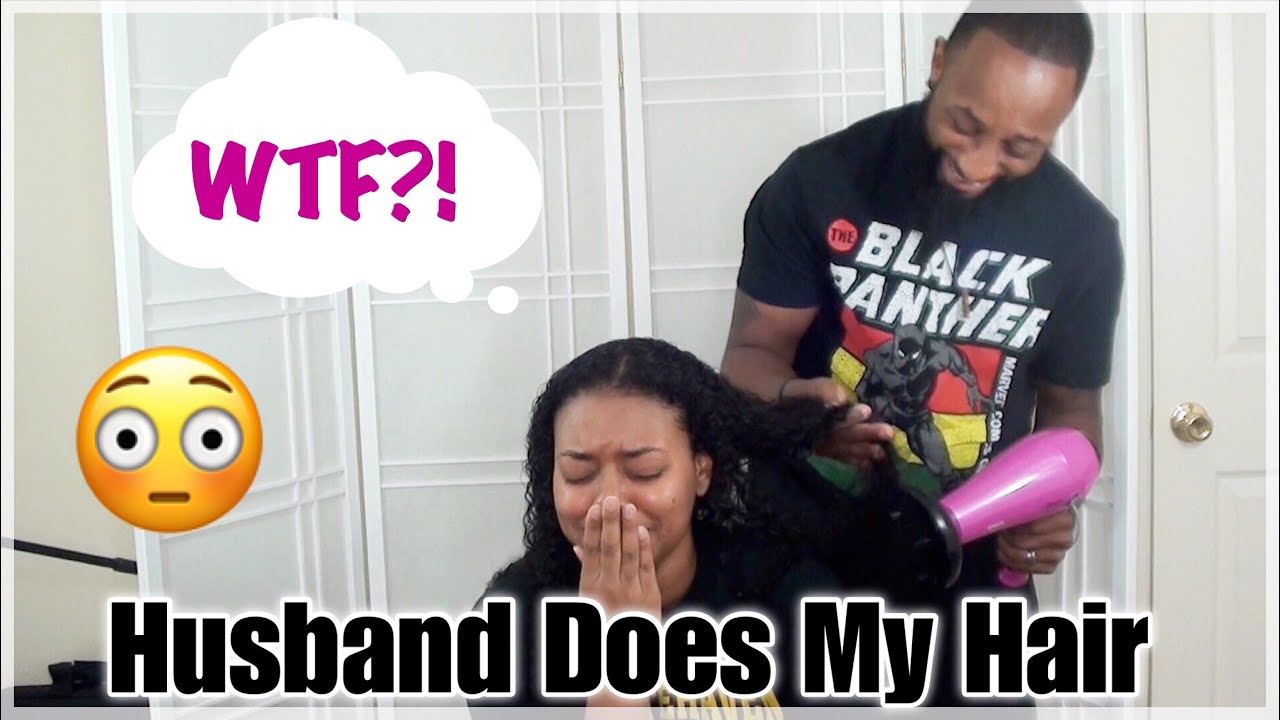 PRAY FOR ME!!! 🙏🏽 Husband Does My Hair 😳 | CurlyNiqueNique