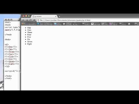 JS 4U 121: The Less Than Function in JQuery