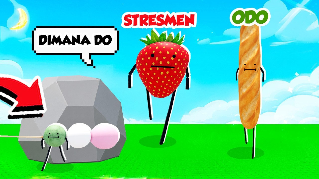 KITA BERUBAH JADI MAKANAN & BERBURU MAKANAN LANGKA DI ROBLOX!!!