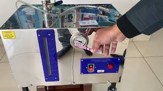 How to use H Abron Embalming Machine Cadaver Injection set for formalin preservation working part