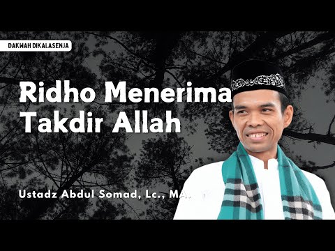Ridho Menerima Takdir