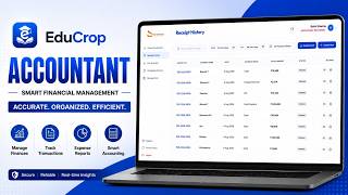 EduCrop Accountant Dashboard Guide | Complete Accountant Portal Tutorial