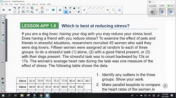 Lesson 1.8 Summarizing Quantitative Data: Boxplots and Outliers.