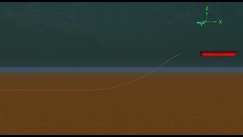8 inch  Subsea Production Pipeline S Lay Installation Simulation via Articulated Stinger