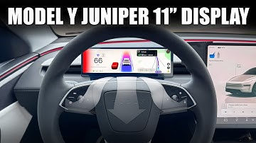 New 2026 Tesla Model Y Juniper 11" Display Upgrade / Apple CarPlay & More! #tesla