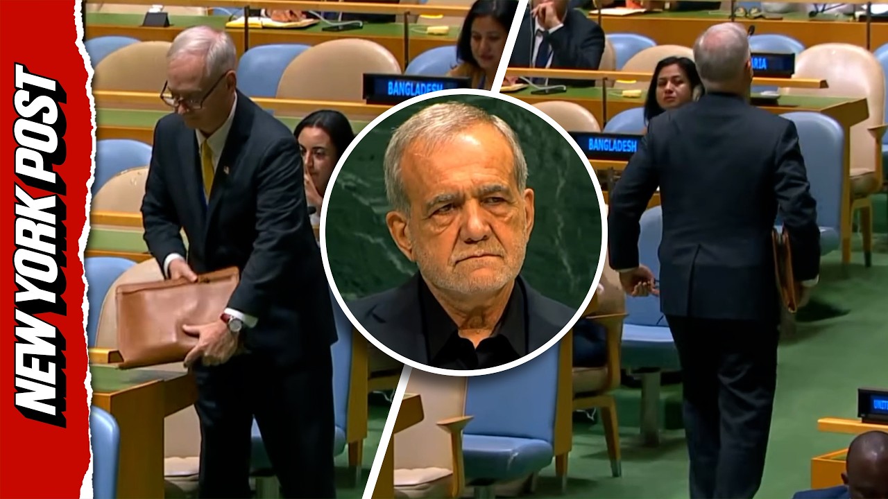 US Delegation Leaves as Iran’s President Declares Country a ‘Victim of Terrorism’ at UN Speech