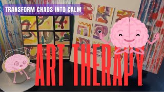 Transform Chaos into Calm: A Beautiful 10-Minute Art Therapy Practice | Watercolor Healing Activity