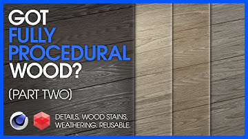 Fully-Procedural Wood Shader! [Part 2] Cinema 4D Redshift Tutorial