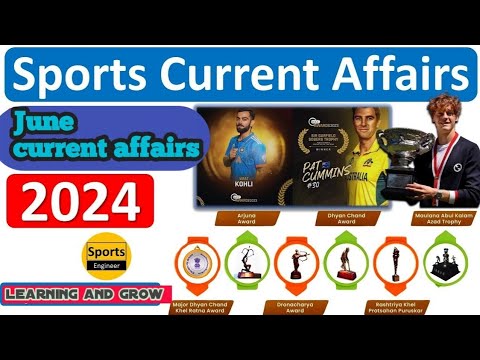 Sports Current Affairs 2024 | Sports Awards 2024 | Sports News current ...