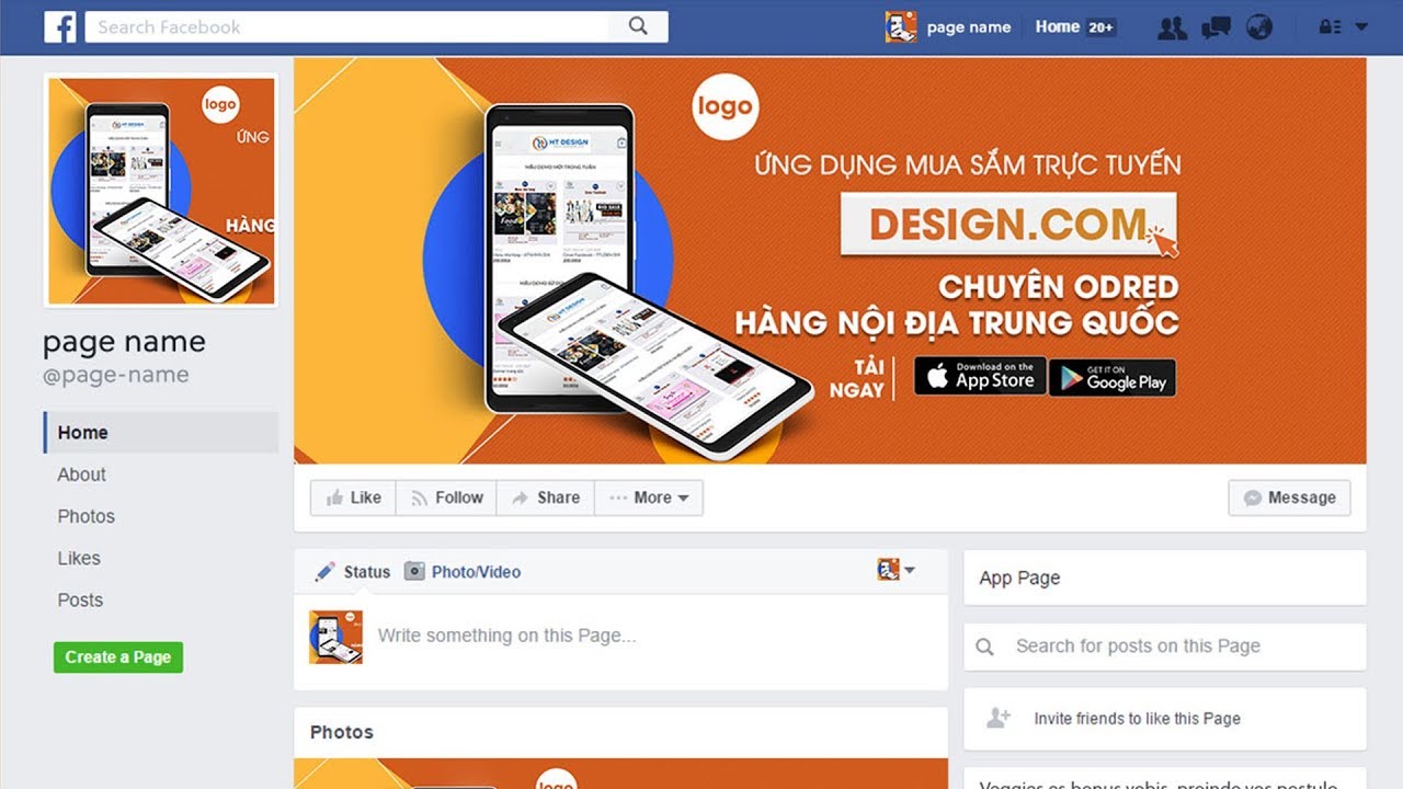 Thiết kế ảnh bìa Facebook là bản năng của các designer và marketer. Với sự sáng tạo và nghệ thuật của mình, họ tạo ra những bức tranh độc đáo cho trang cá nhân hoặc doanh nghiệp của bạn trên Facebook. Nếu bạn muốn những ấn tượng đầu tiên của mình trên mạng xã hội, đừng bỏ qua thiết kế ảnh bìa đẹp này.