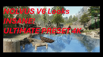 Skyrim Remastered Nolvus V6 Insane graphics! 7900XTX performance Ultimate 4K.