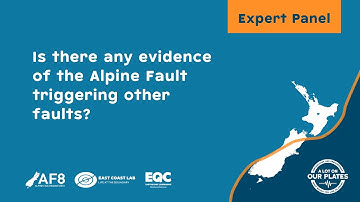 ALOOP Expert Panel - Is there any evidence of the Alpine Fault triggering other faults?