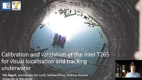 Calibration and validation of the Intel T265 for visual localisation and tracking underwater