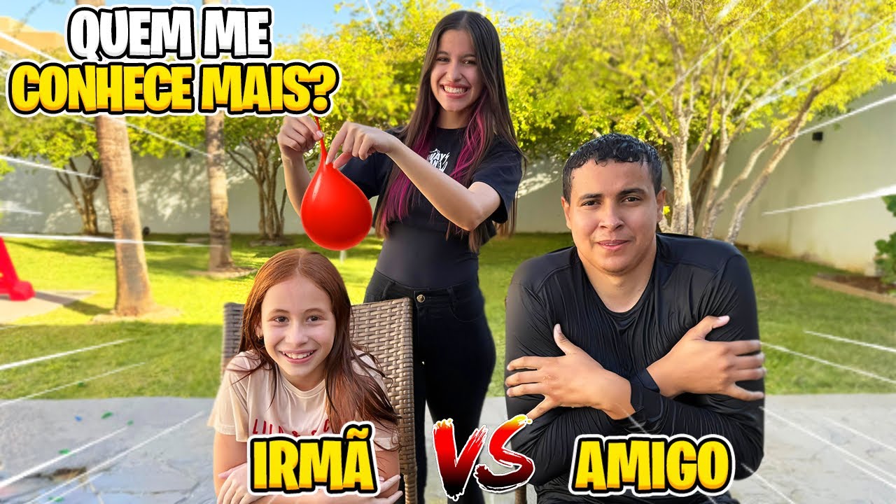 QUEM ME CONHECE MAIS ? IRMÃ VS AMIGO !( Gabi e Susu ) 