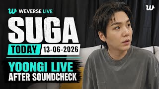 🔴[ENG SUB] BTS SUGA Weverse Live (13.06.2025) | YOONGI WEVERSE LIVE TODAY #suga #Yoongi #bts #live