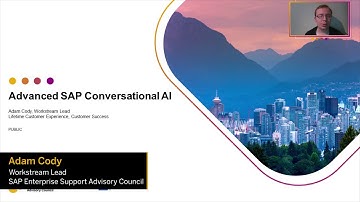 Overview video: Advanced SAP Conversational AI | ESAC 2021