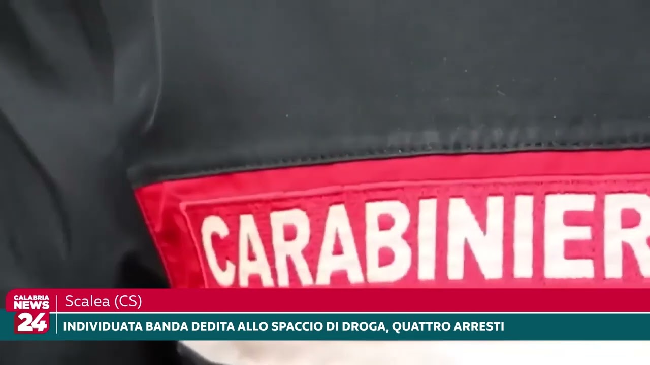 Scalea, Individuata banda dedita allo spaccio di droga, quattro arresti