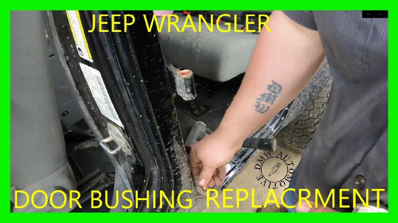 07 Jeep Wrangler How To Install Door Bushings YouTube