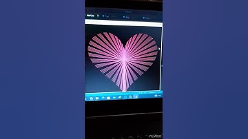Heart Shape Pattern Turtle Graphics Design using Python 🩷#coding  #python #turtle #programming #code