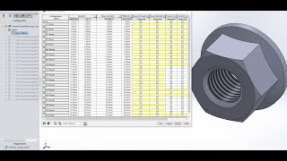 SolidWorks Configuration Tables With Equations