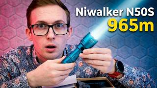 Niwalker N50S Review & Night Test: Compact 965m Long Range EDC Flashlight