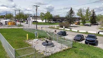 Methane monitoring at baseball diamond built on top of landfill in Calgary