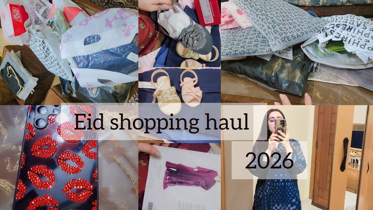 Eid Shopping Haul 2026 🛍️✨ Latest Dresses & Brands Reveal! Eid Shopping 🌙✨ Affordable & Luxury Mix