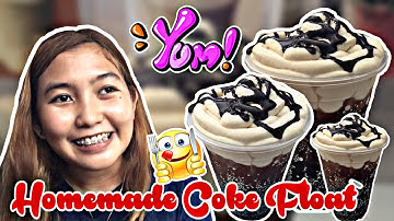 DIY COKE FLOAT | HOMEMADE COKE FLOAT | 3 INGREDIENTS | Gemyca B.