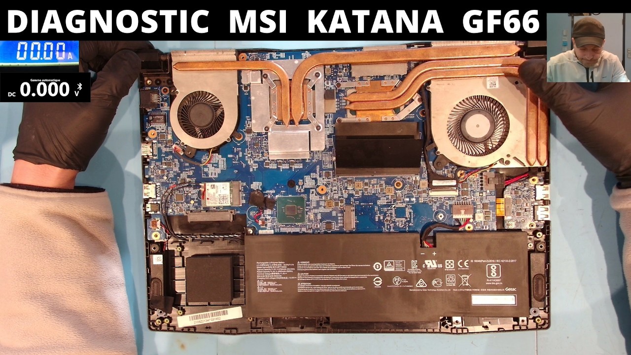 Diagnostic PC Gamer MSI Katana GF66